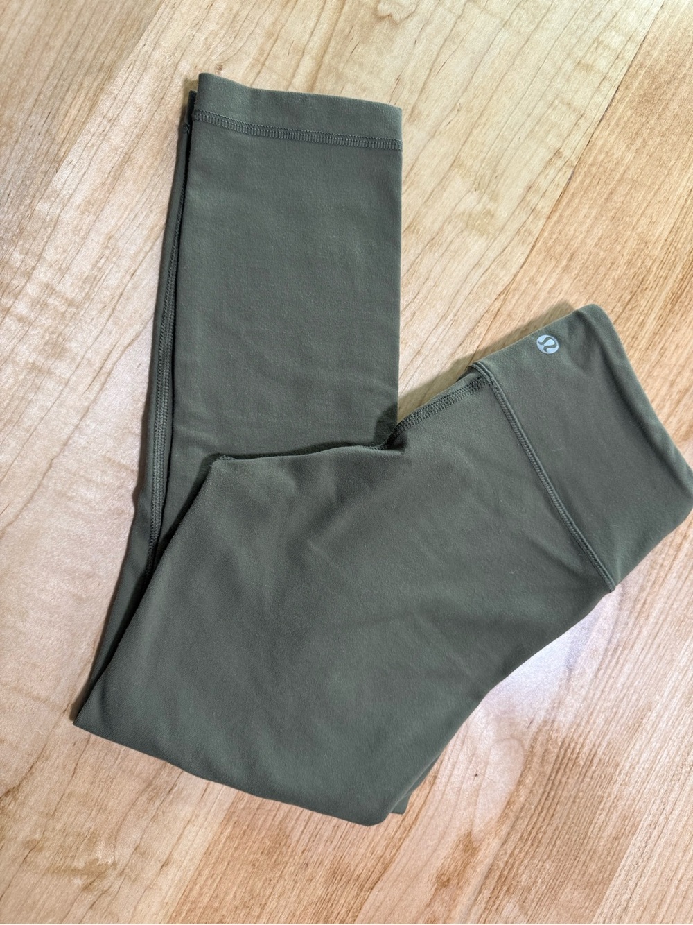 Lululemon WonderUnder Olive Green Leggings